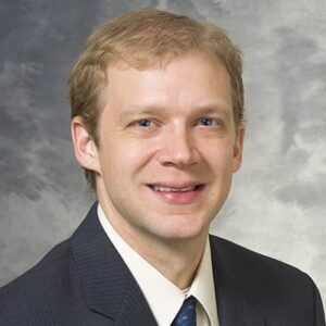 Headshot of Aaron Weiland, associate professor, Department of Surgery